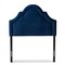 Baxton Studio Rita Royal Blue Velvet Upholstered Twin Size Headboard 155-9335 - alternate 3